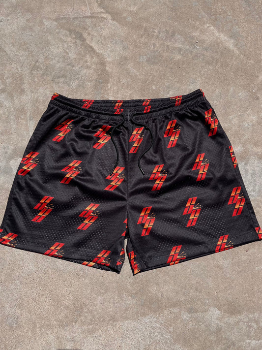 Black Street Skrapers SS Shorts