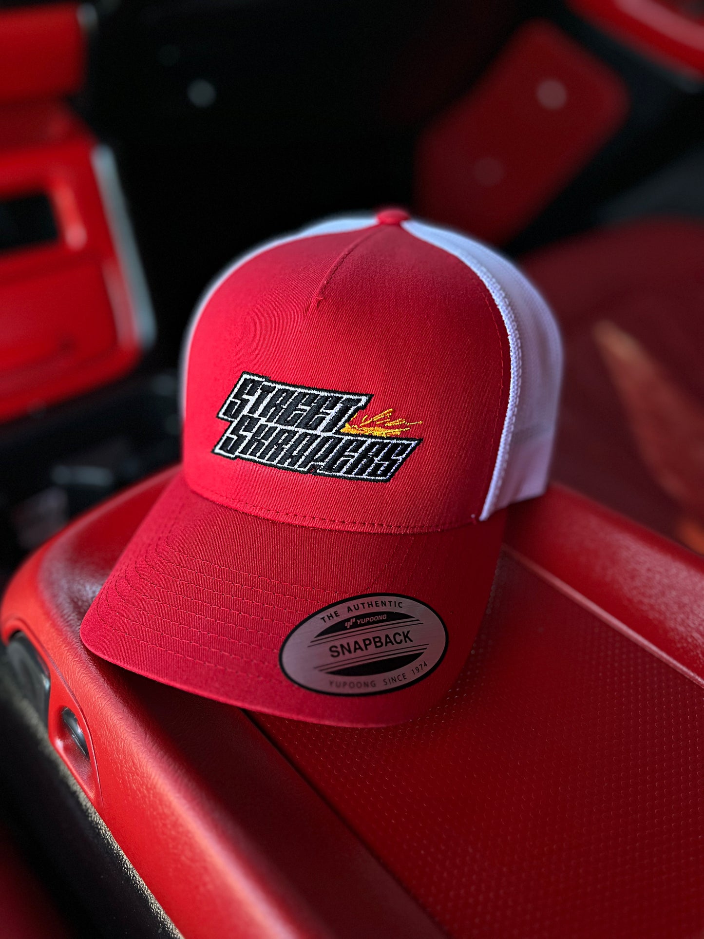 Red Street Skrapers Retro Trucker Hat