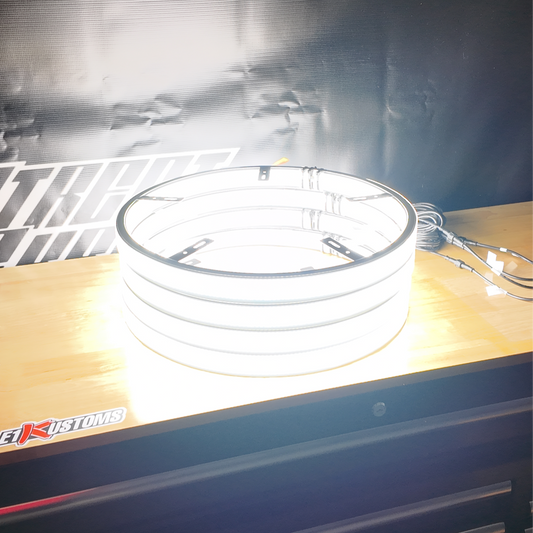 10 Row Pure White Wheel Lights