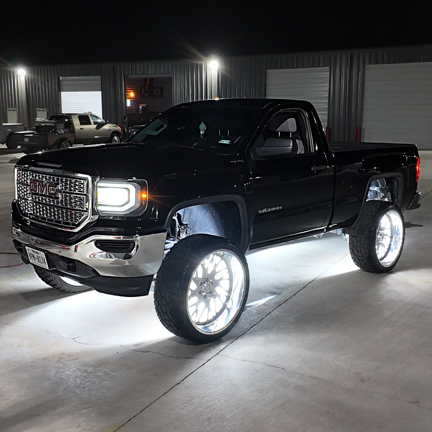 10 Row Pure White Wheel Lights