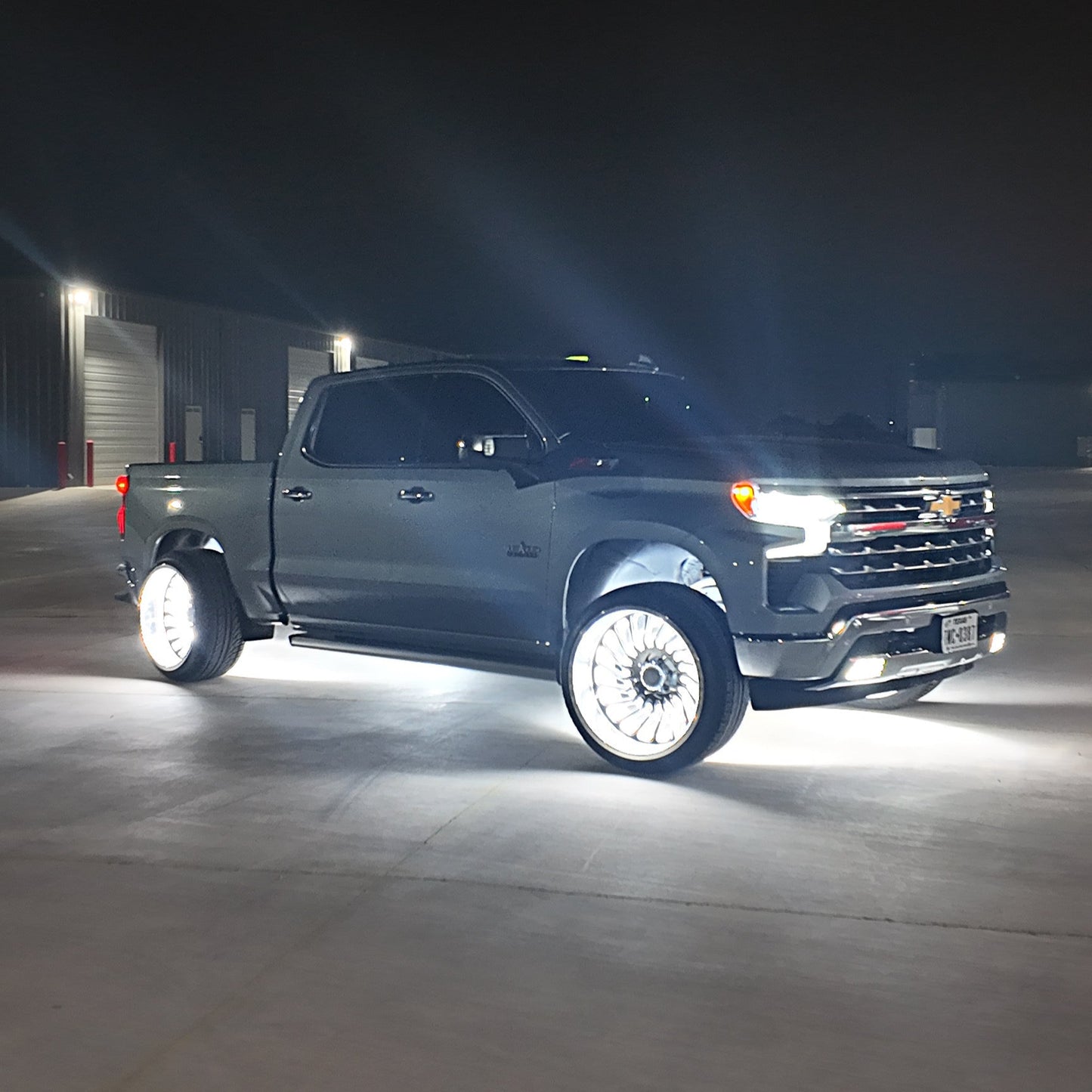 5 Row Pure White Wheel Lights