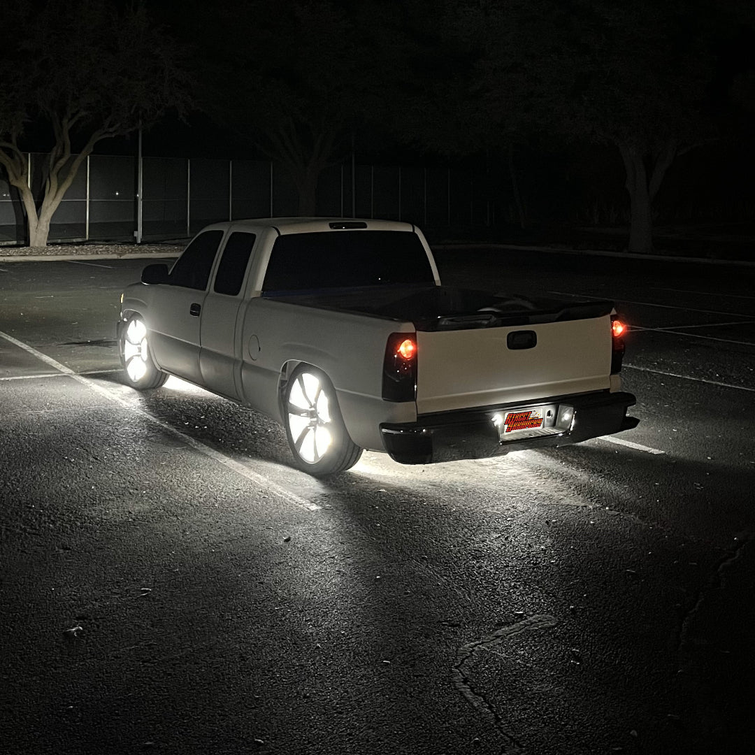 10 Row Pure White Wheel Lights