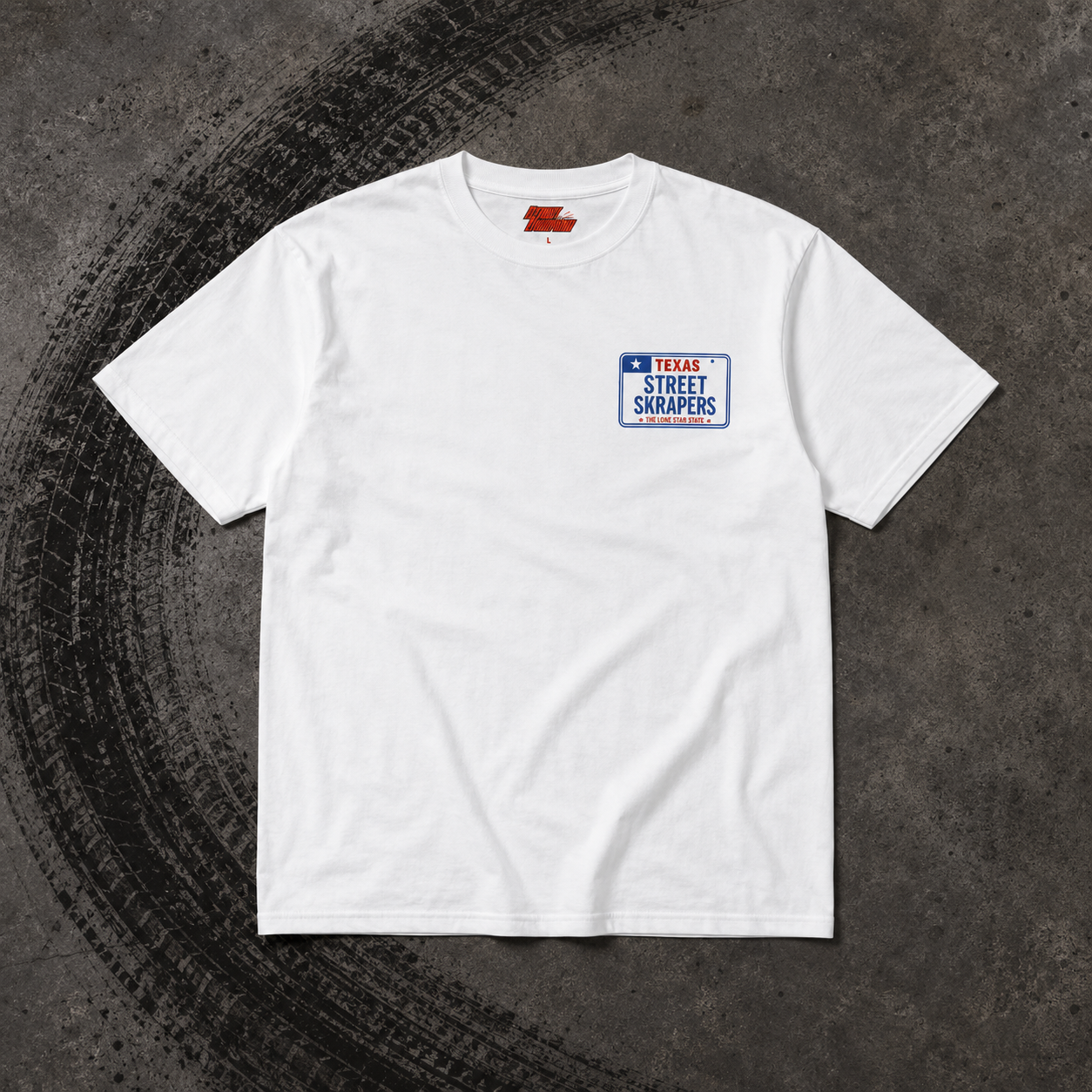 SS License Plate Tee