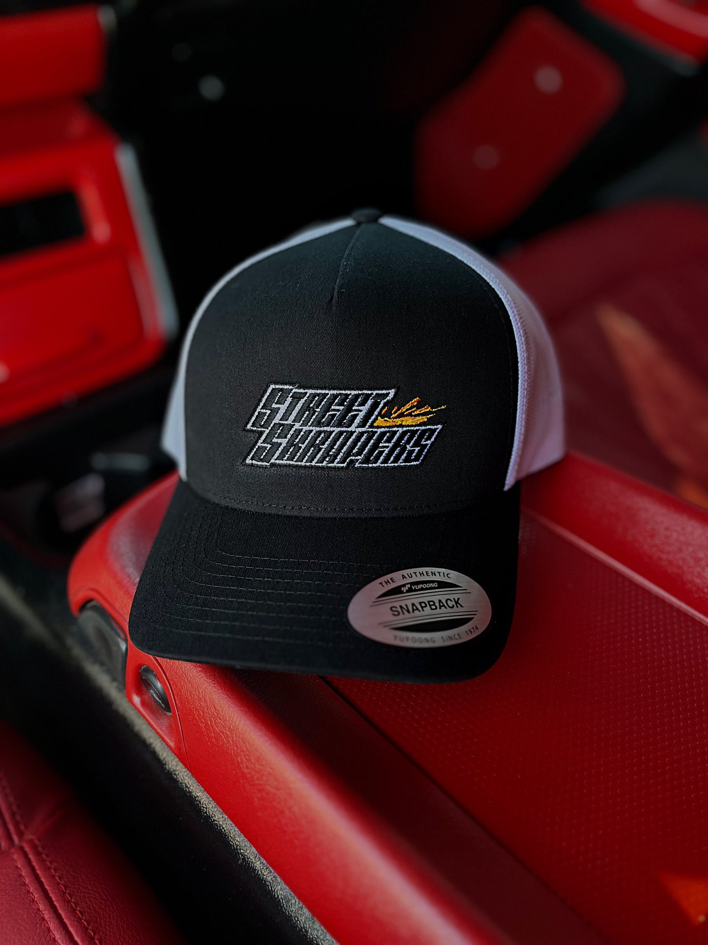 Black Street Skrapers Retro Trucker Hat