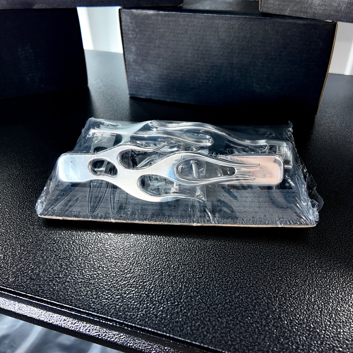 GM Grippin Billet “3D Flame” Door Handle Set