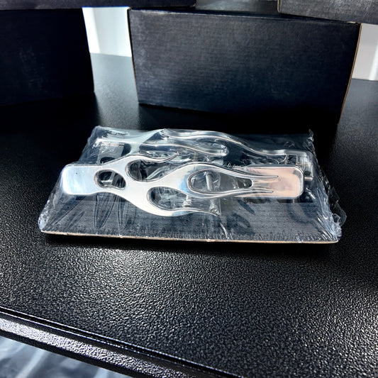 GM Grippin Billet “3D Flame” Door Handle Set